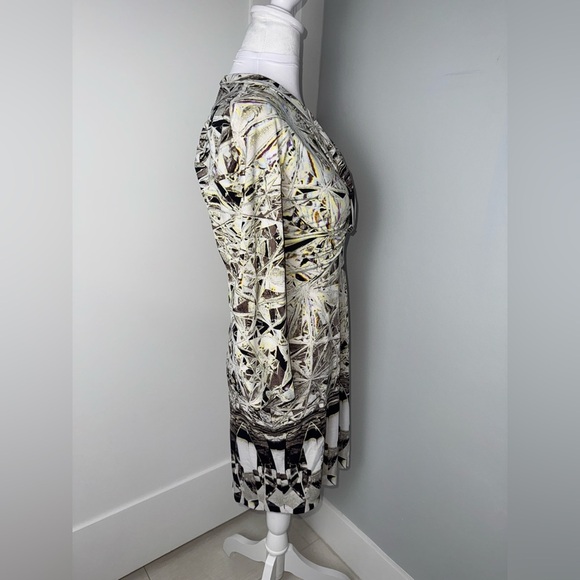 Roberto Cavalli Geometric Python Print Mini Dress/Size 4-6 - Picture 4 of 8